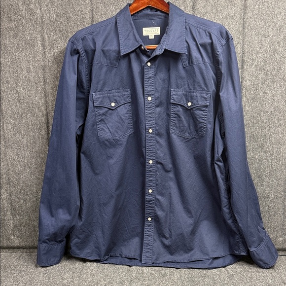 Tecovas Other - Tecovas Dark Blue Long Sleeve Shirt